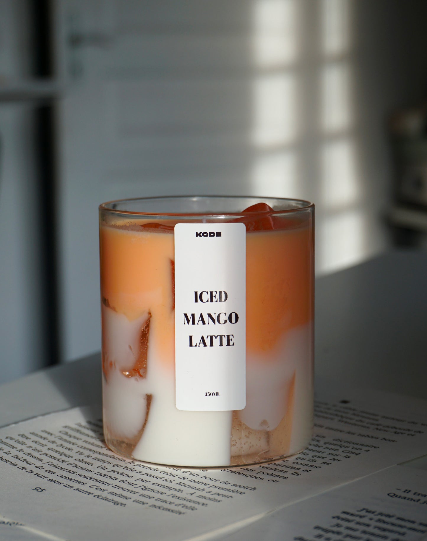 Bougie Iced latte