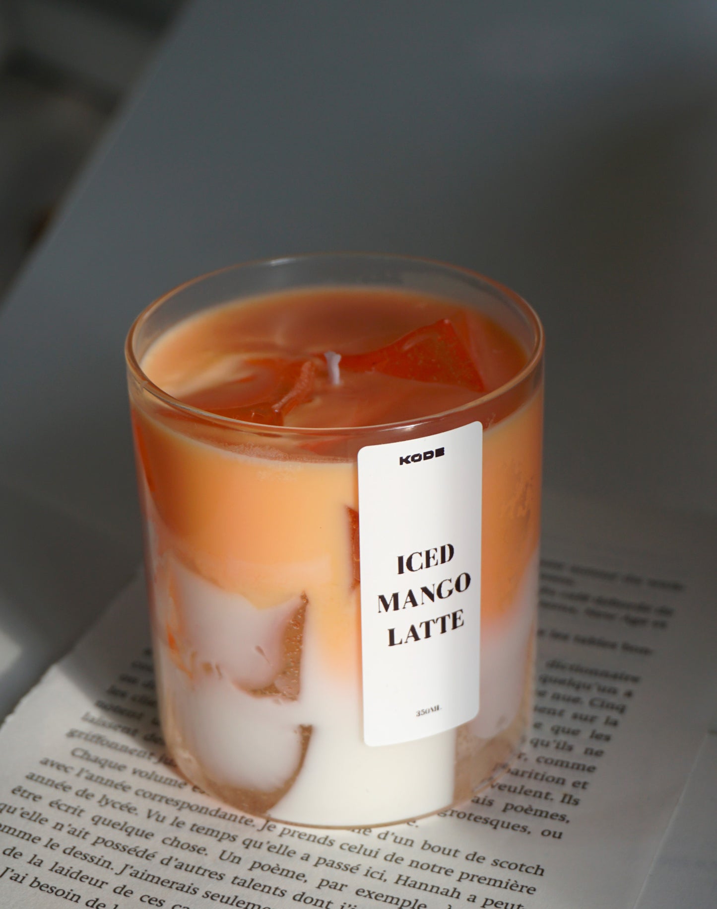 Bougie Iced latte
